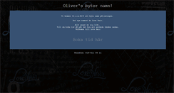 Desktop Screenshot of olivers.se