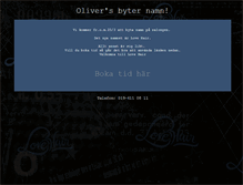 Tablet Screenshot of olivers.se