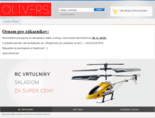 Tablet Screenshot of olivers.sk
