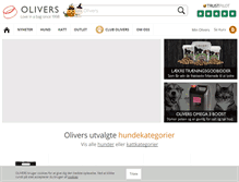 Tablet Screenshot of olivers.no